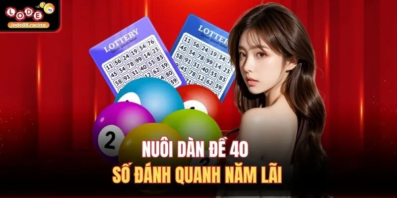 Nuôi dàn đề 40 số đánh quanh năm lãi